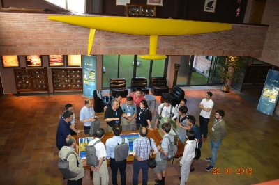 participantes en las Conferencias OMAE 2018 en el Hall del Cehipar