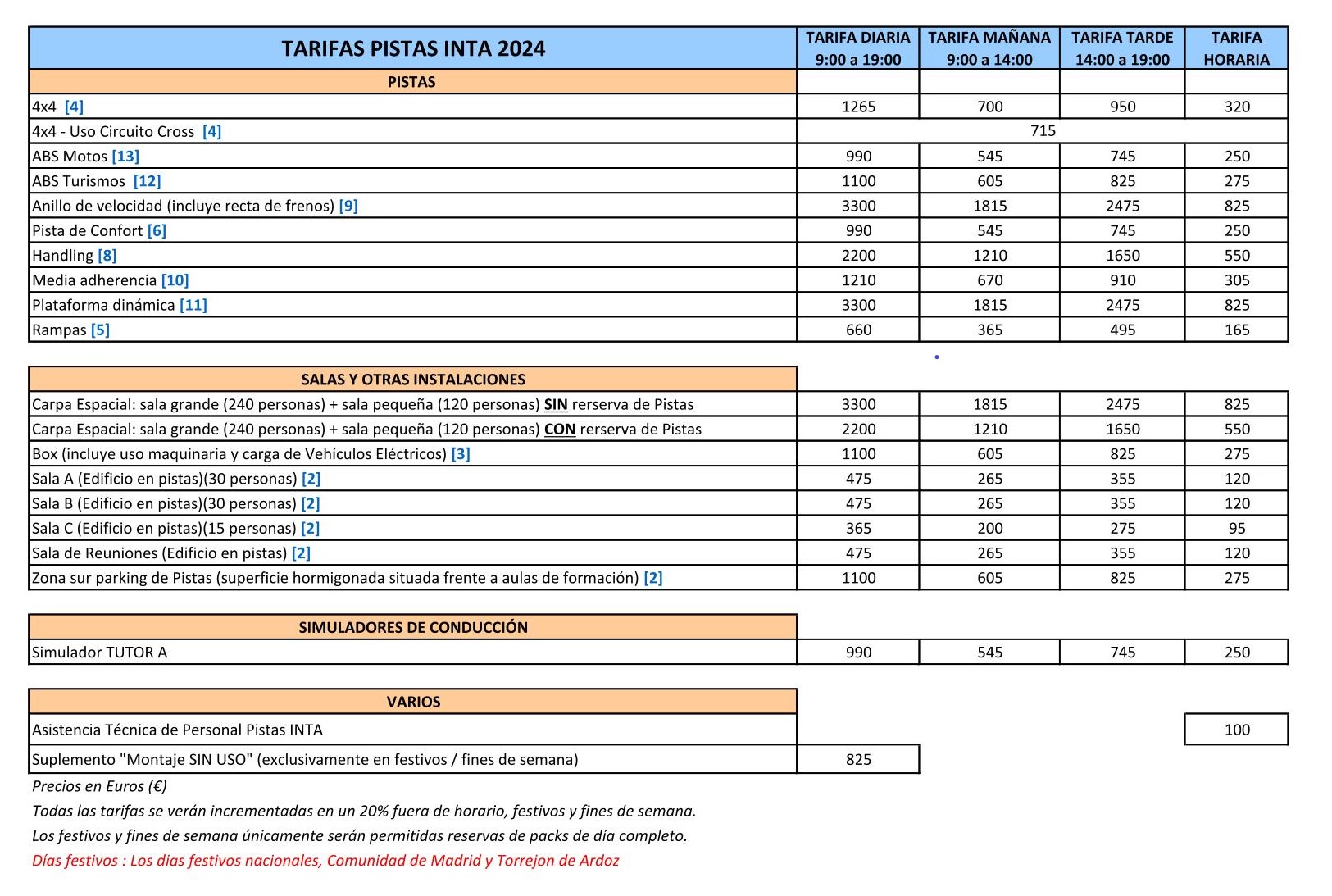 Tarifas 2024 español-1